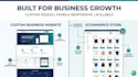 develop a custom business website or ecommerce store