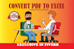 convert pdf to excel