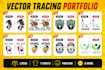 convert your logo to vector, vector tracing, image,
