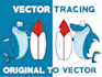 vectorise, vector tracing, trace,vectorise your logo