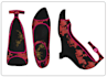 design stylish fashion footwear with light spec sheets
