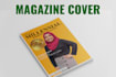 create an elegant magazine cover, layout and ad design