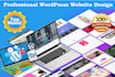 develop professional business wordpress website