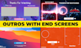 create a custom youtube intro and outro video animation
