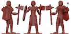 model miniature character or poses for 3d printing