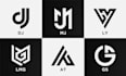 design luxury monogram logo or initial letter