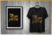 do typography, graphics tshirt designs with tshirt mockups