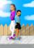 draw colorful african american style illustrations