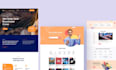develop a responsive clean landing page in wordpress