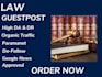 do guest post on high quality lawyer blogs