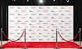 design red carpet backdrop,step and repeat