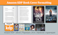 do book cover formatting for amazon KDP ebook paperback, hardcover and acx