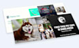 design cover photo or banner for social channels
