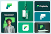 design tech, crypto, saas, website, ai and app icon logo with free favicon