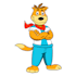 do cute cartoon mascot logo