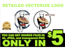 redraw your logo into vector design such as jpeg, ai, cdr, png