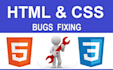 fix or edit any HTML CSS javascript tailwind css webflow react code