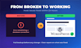 fix wordpress issues and do website maintenance