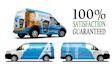 design black car wrapping near me, big truck usa and van graphics