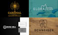 design a modern dental logo with initials or tooth icon