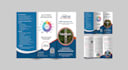 do professional trifold brochure, z fold brochure in 24hr
