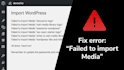 fix wordpress issues, errors and bugs