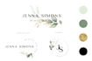 design a watercolor logo and brand kit