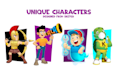 create cartoon character design mascot