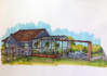 do exterior or interior design perspective