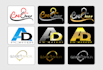 create your existing logo in a luxurious gold or silver style