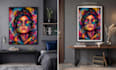 upscale ai art to 300 dpi for printable wall art