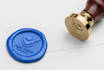 design unique wax seal stamp logo signature