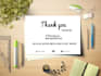 design you a custom amazon thank you card
