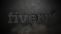 create metal laser cut fire crack and burning logo intro