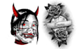 draw unique and original tattoo design with a tattoo artist