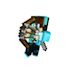 create a 3d minecraft profile picture or wallpaper