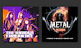 make epic vintage retro heavy metal band cover designs