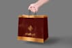 create a professional shopping bag design