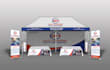 design roll up banner, canopy tent, and table cover