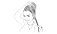 make beautiful line drawing of anything