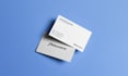 design a custom minimalist business card or stationery