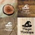 professionally mockup your logo into wood