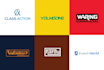 design flat minimalist logo