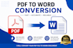 transcribe scanned image,doc, pdf, to word