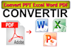 convert ppt word pdf excel