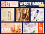 create an attractive banner for your website at 4 hours
