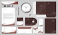 design stationery pack, business card, letterhead, invoice, email footer