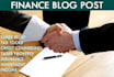 guest post  on high quality finance blog
