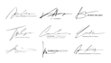 design artistic signature handwritten calligraphy logo