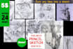 draw  realistic pencil drawing sketch in 24 hours
